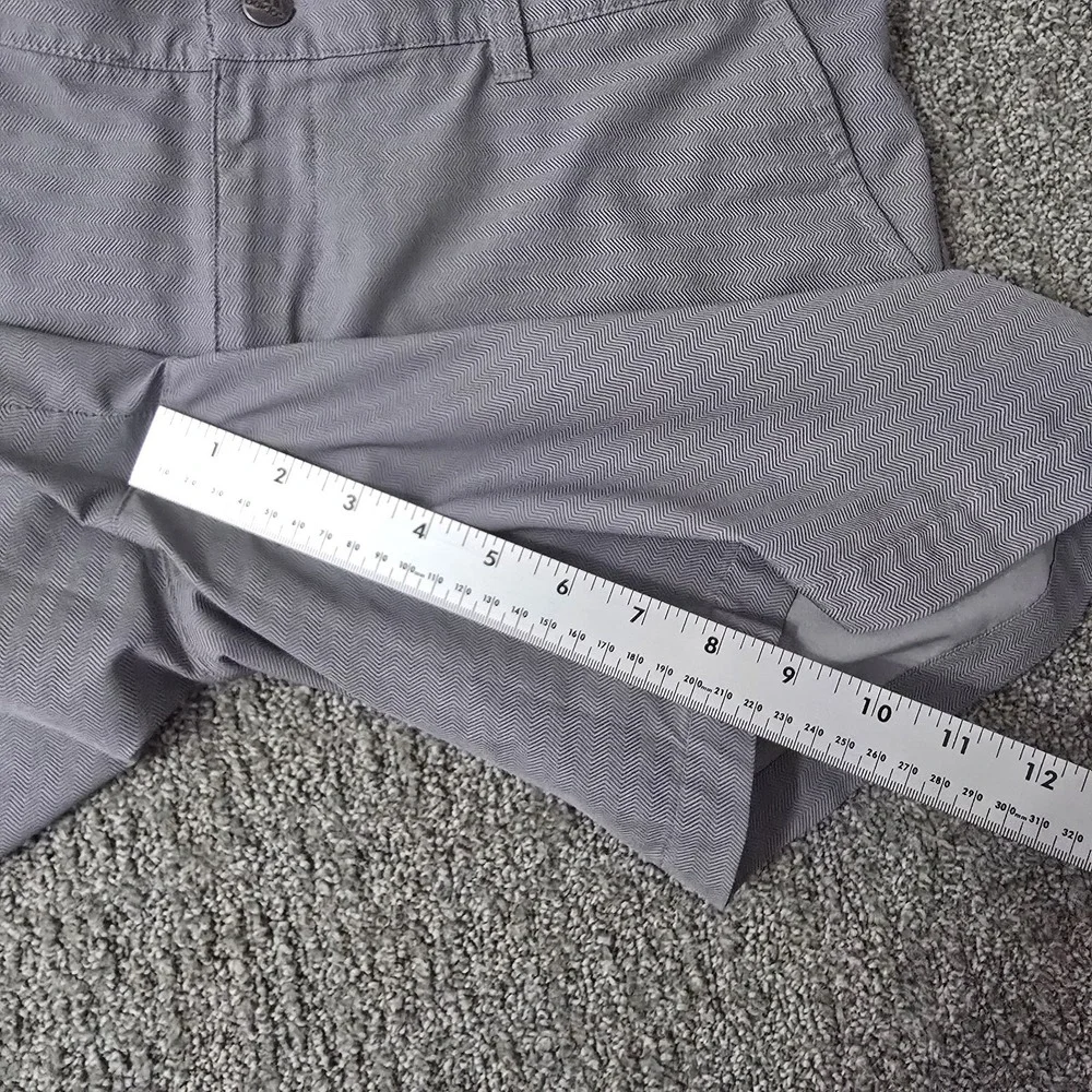 Adidas Golf Shorts Mens 34 Gray Ultimate365 Stretch Performance Flat Front